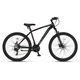 Bicicleta MTB, Umit, Solaris, 21 viteze, culoare negru/rosu, roata 27.5", cadru din aluminiu 18", frana disc