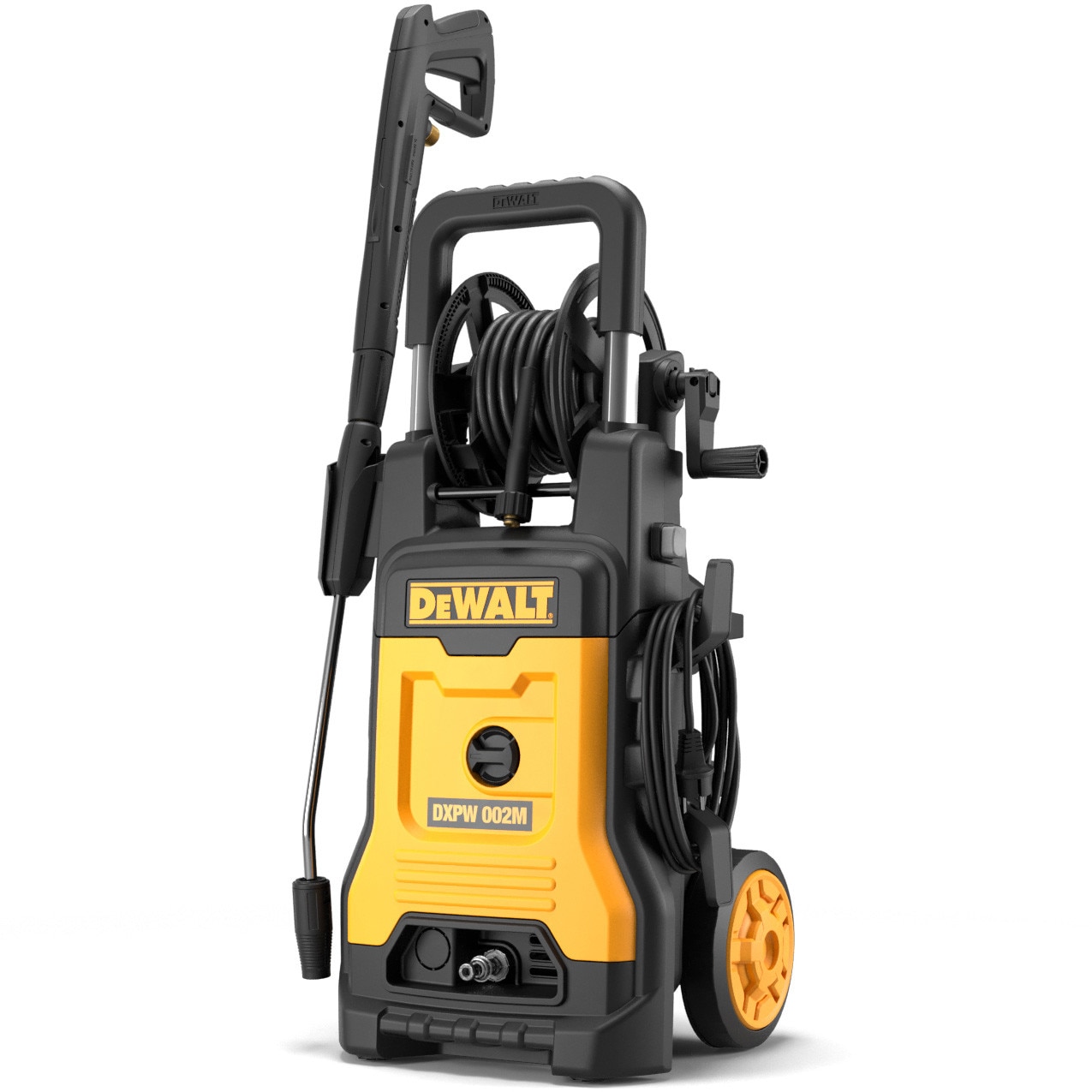 Aparat de spalat cu presiune DeWalt DXPW002M-E, putere 2100 W, presiune 150 bar, debit 450 l/h, motor inductie, temperatura maxim 50 grade, furtun presiune 5 m