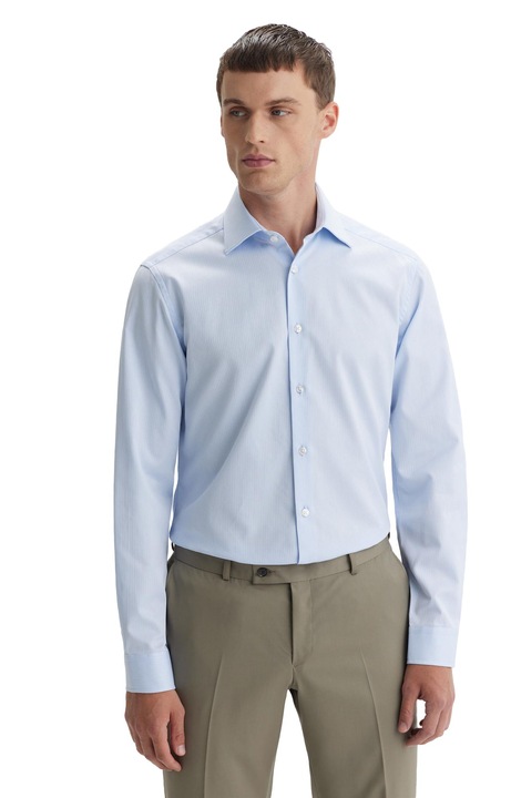 Camasa barbati VISTULA, slim fit, albastra, bumbac, 40 EU