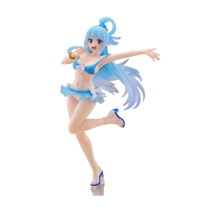 Figurina KonoSuba: God's Blessing on This Wonderful World! 3 Coreful PVC Statue Aqua Swimwear Ver. 18 cm
