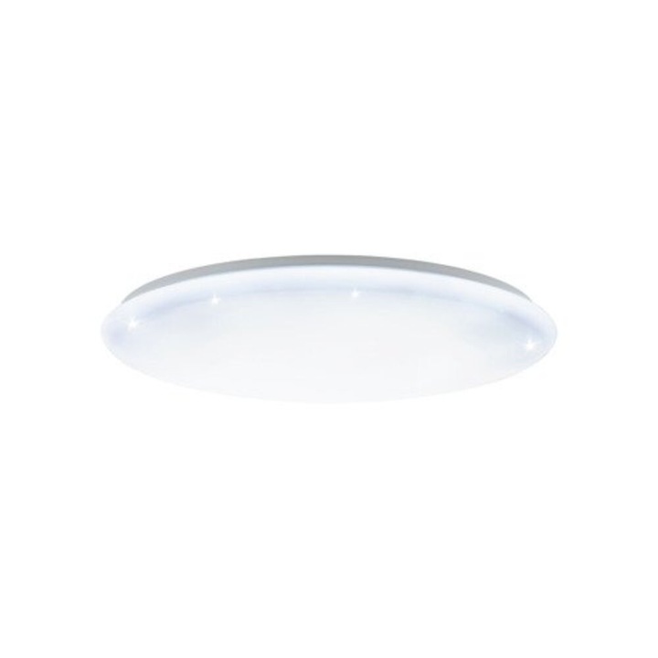 LED lámpatest, mennyezeti, kerek, 76 cm, kristály hatású, 60W, CCT, távirányítóval, EGLO, IGROKA, 75533