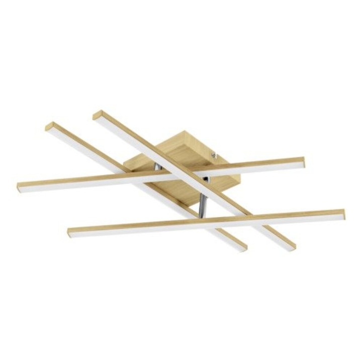 EGLO, 901104, LASANA 4, стенно-таванна лампа, 3000 K, LED, 20, 5W, IP20, бяла