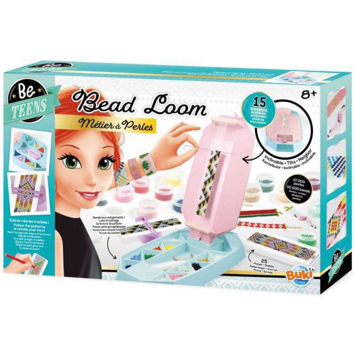 Set creatie Buki - Be Teens, Razboi de tesut cu margelute