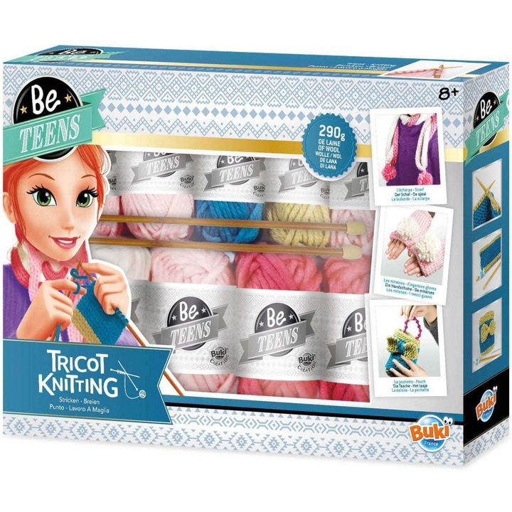 Комплект за творчество Buki, Be Teens, Комплект за плетене