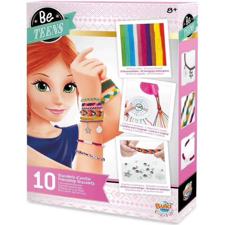 Set creatie Buki - Be Teens, Bratarile prieteniei