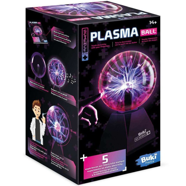 Lampa de veghe Buki - Plasma ball