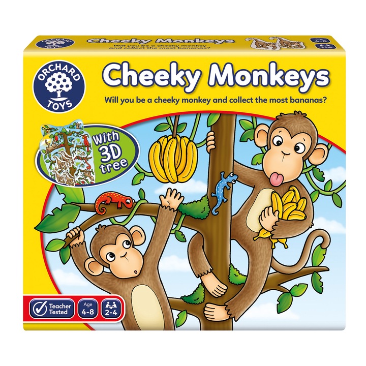 Joc educativ Orchard Toys - Cheeky monkeys