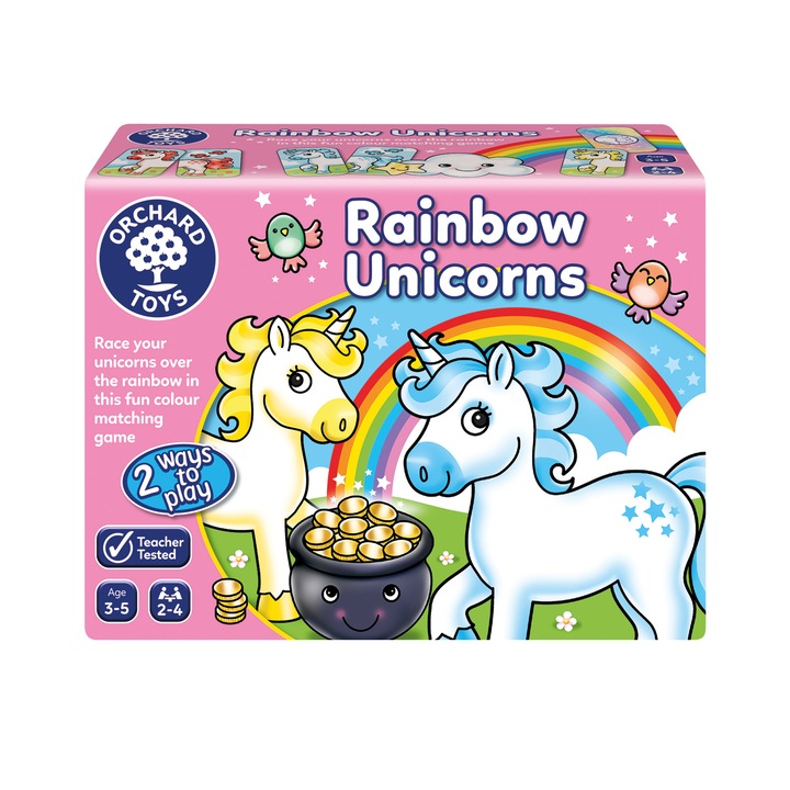 Joc educativ Orchard Toys - Unicornii curcubeu