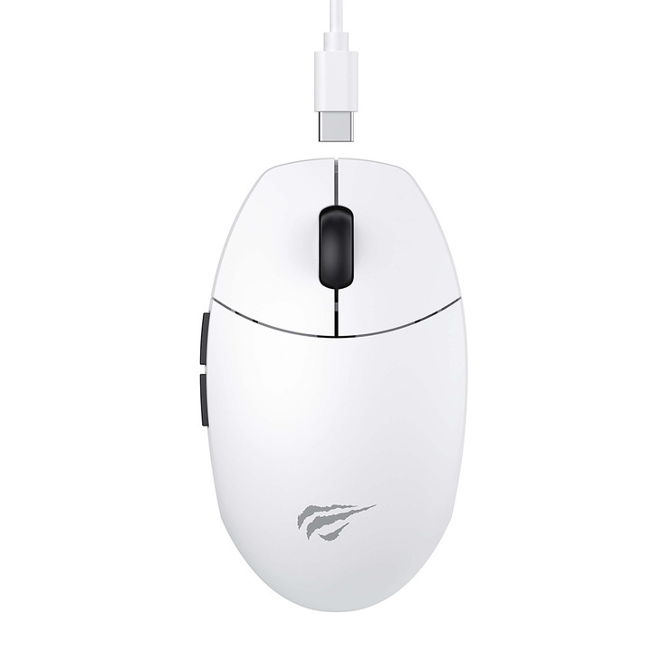 Mouse Wireless Gaming Mouse (MS1039W) 2.4GHz, 800/1400/2200/2800/6400/7400DPI, 500mAh Alb