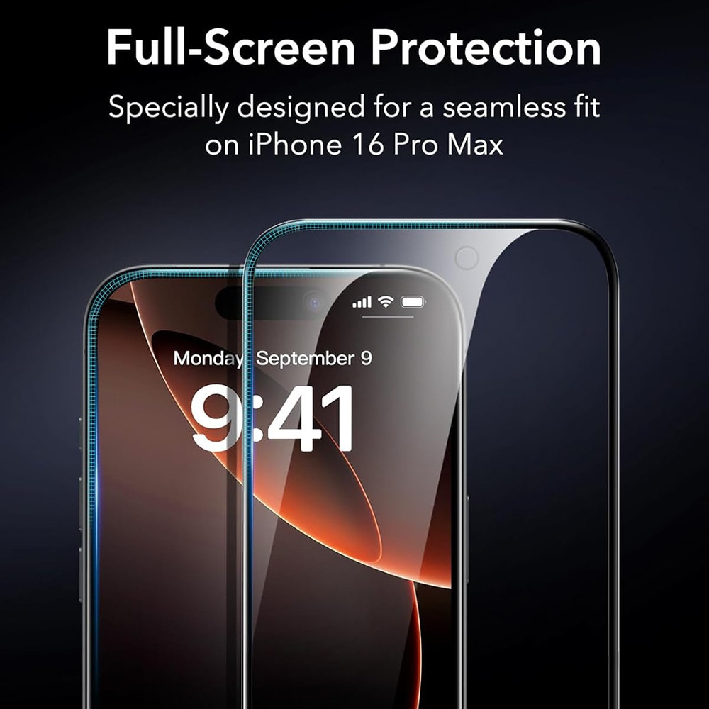 Folie pentru iPhone 17 Pro Max (set 3) - ESR Tempered Glass - Clear