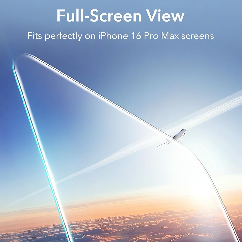 Folie pentru iPhone 17 Pro Max (set 3) - ESR Tempered Glass - Clear