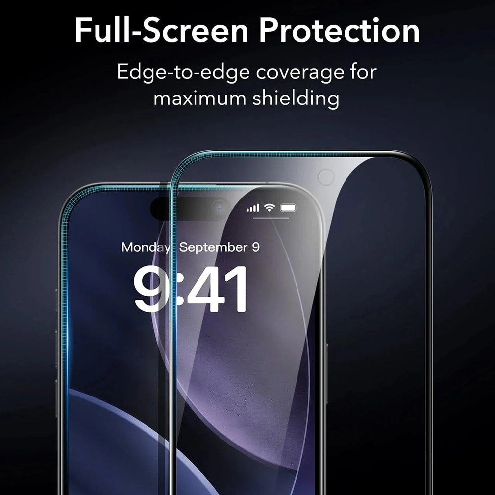 Folie pentru iPhone 17 Pro (set 3) - ESR Privacy Armorite Screen Protector UltraFit - Black