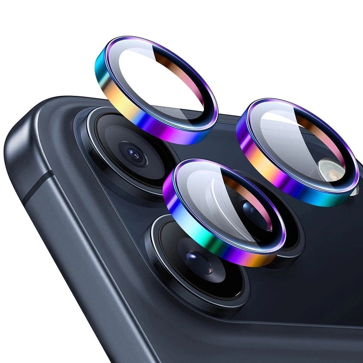 Протектор за обектив за камера за iPhone 17 Pro / 17 Pro Max - ESR Armorite протектори за обективи за камера - хроматични