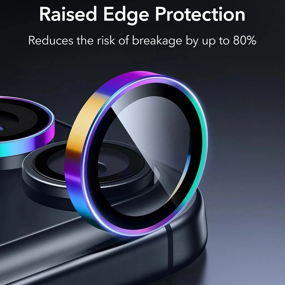 Husa Protectie Compatibila cu Armorite Camera Lens Protectors, ESR, iPhone 14 Pro/Pro Max/15 Pro/Pro Max/16 Pro/16 Pro Max/17 Pro/17 Pro Max - Chromatic