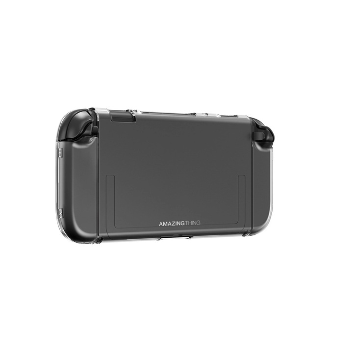 Carcasa Transparenta AmazingThing PlayShield Bare pentru Nintendo Switch 2, Usor, Protectie Zgarieturi, 87g
