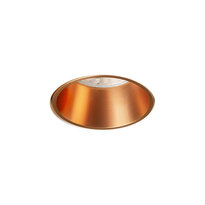 Rendl R14159 Daytona Lampă încastrabilă în gips-carton pentru bec LED GU10, cu reflector metalic interior, 8 W, 230V
