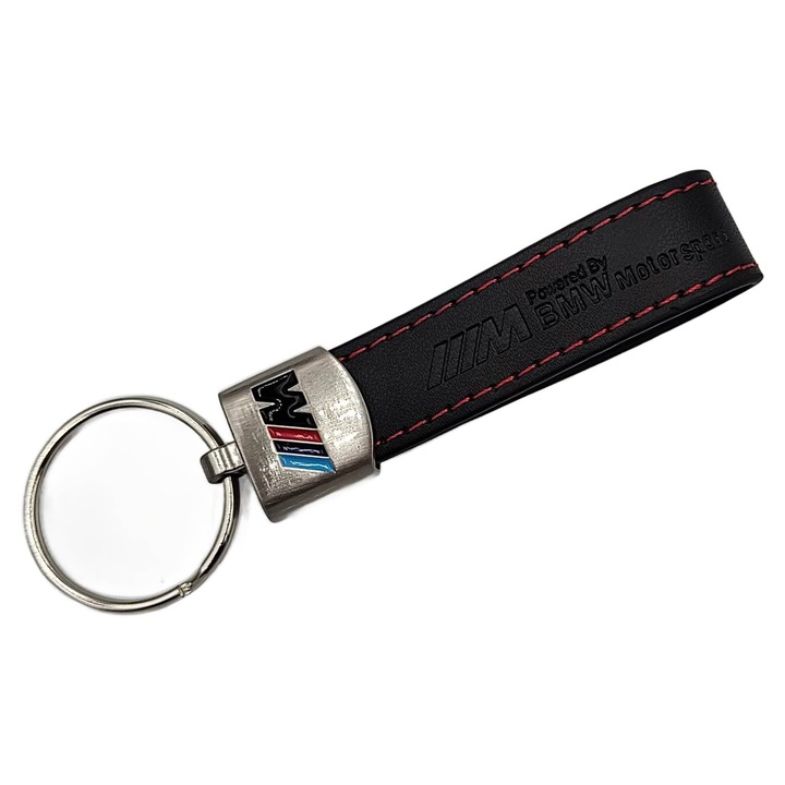 Ключодържател BMW M-Power, аксесоари за автомобилни ключове, черна кожа, оптимални размери