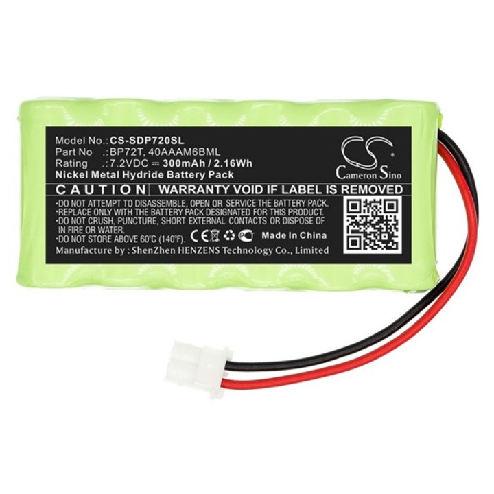 Cameron sino ni-mh akkumulátor, 7.2v, 300mAh, kompatibilis dogtra 40aaam6bml kompatibilis-vel