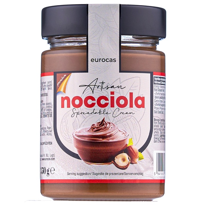 Artisan Nocciola - crema cacao cu 20% alune de padure, 350 g