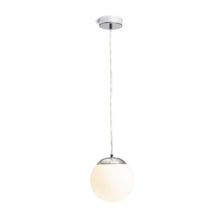 Rendl R13692 RENDEL BOLLY Спот лампа за баня IP44 Опалово стъкло/хром