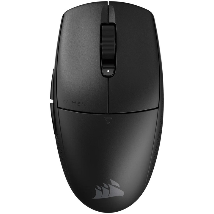 Mouse Gaming Wireless Corsair M55, senzor optic, 24000 DPI, Negru