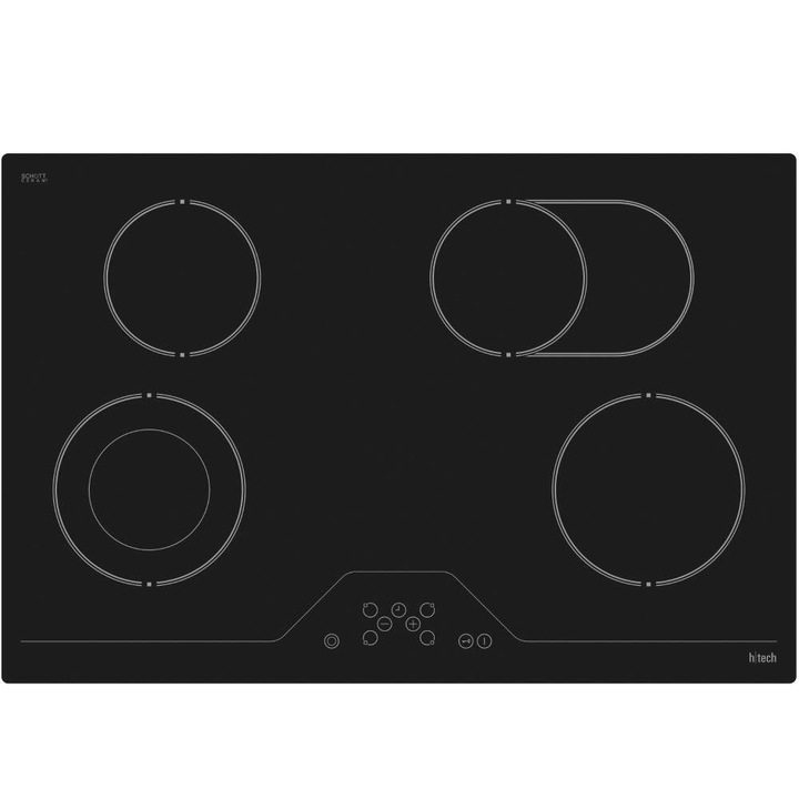 Plita vitroceramica Vestel HTK65760, 78 cm, negru