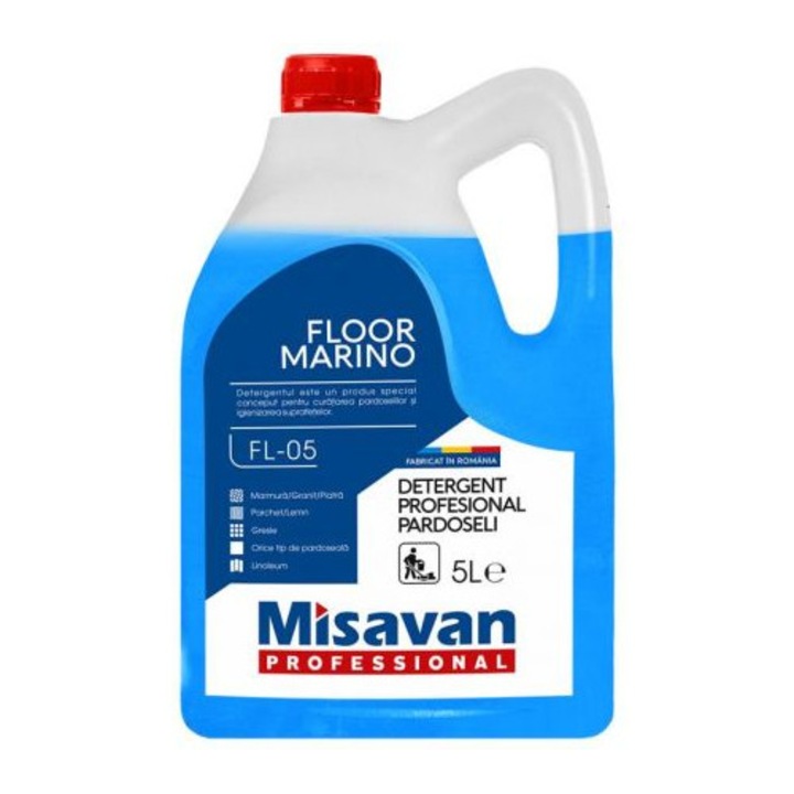Универсален препарат за подове Misavan Profesional Floor, течен, 5л, морски цвят