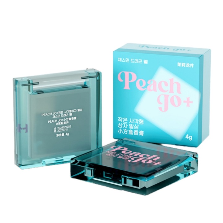 Твърд парфюм PEACH JO+ Small Square, бяла праскова оолонг, 4гр