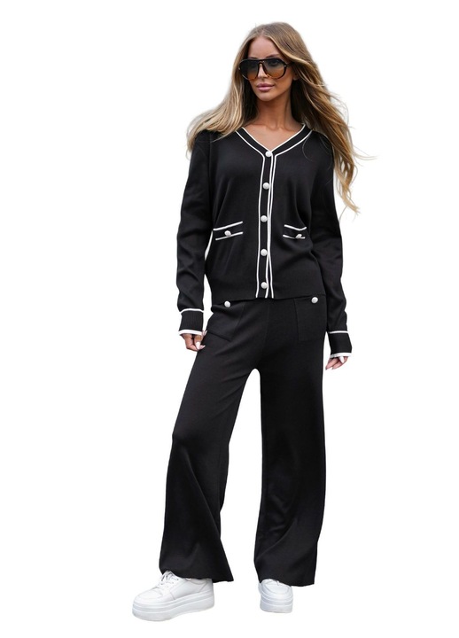 Дамски анцуг от две части, черен OZONEE JS/26C8802/3 Uni