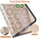 Set covorase silicon, TodyJeyHo, 42x29.5cm, antiaderente, antiderapante