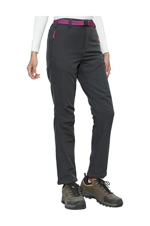 Pantaloni pentru iarna femei, gri, marimea XL, Tofern