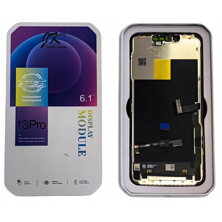 LCD Дисплей JK за iPhone 13 Pro, 6,1'', многоцветен, нов