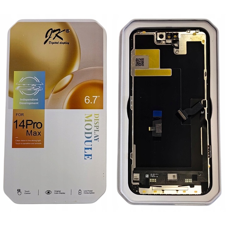 JK LCD екран, съвместим с iPhone 14 Pro Max, заместваща интегрална схема INCELL
