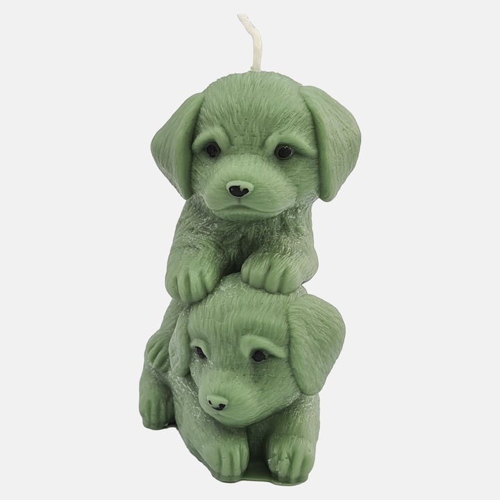 Dekoratív gyertyák - kutyák