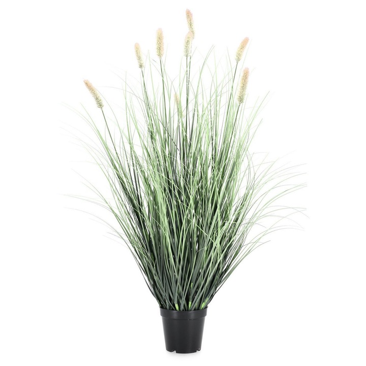 Изкуствено цвете в саксия Pennisetum Ø60x90h