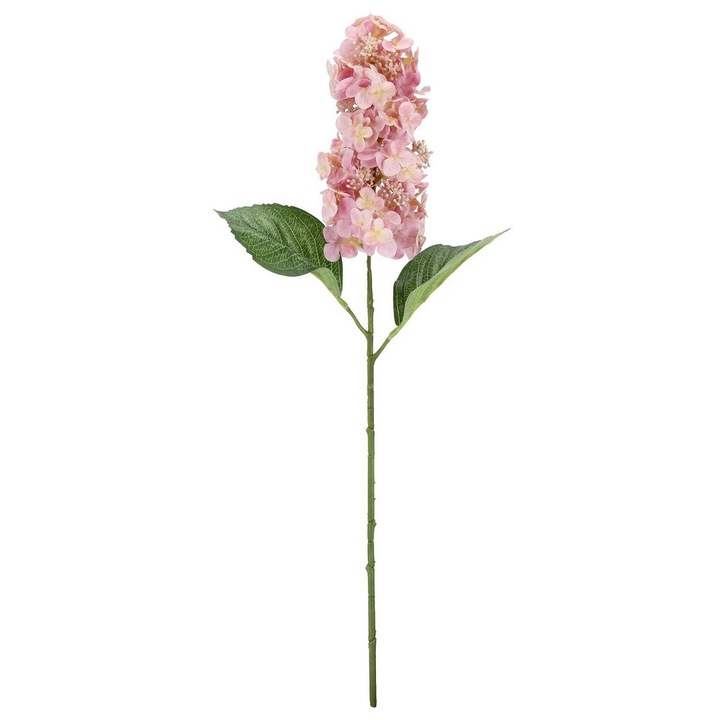 Set 3 Hortensii artificiale roz verzi Ø22x64h