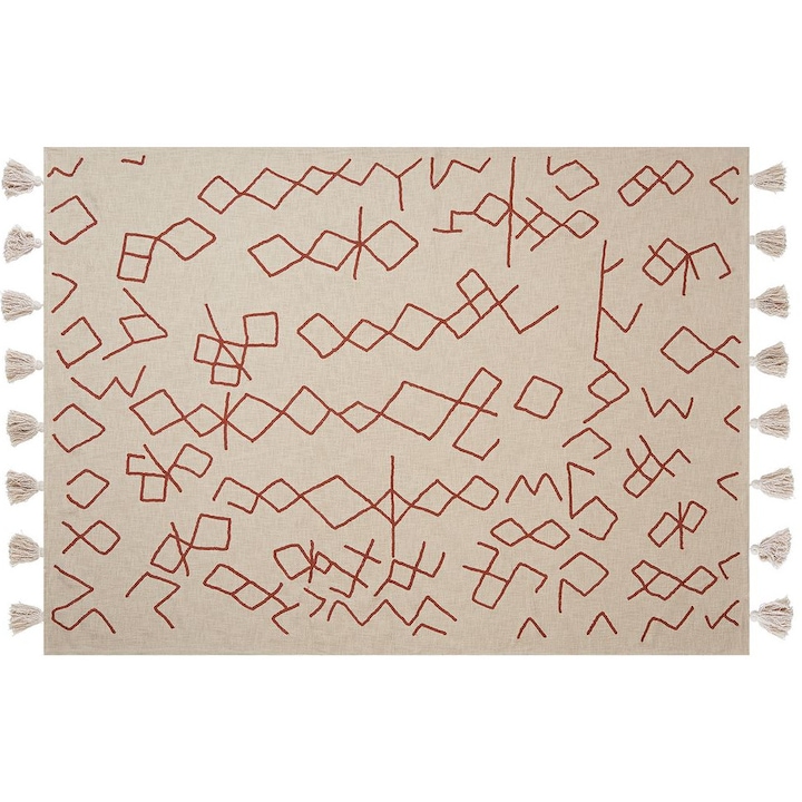 Takaró Bhiwani Pamut 130 x 180 cm Bézs