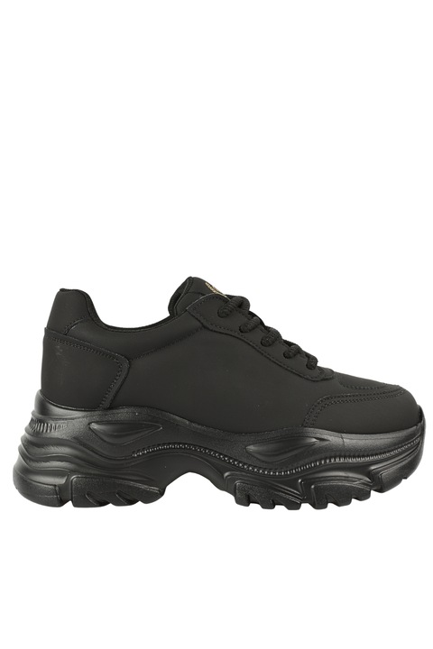 Pantofi sport, dama, FRANCO GERARDO, 6392 negru, piele naturala, Negru, 38