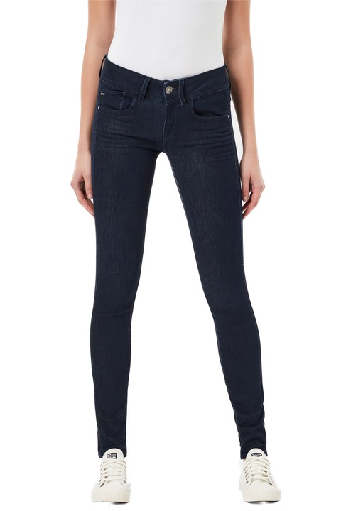 Blugi de damă G-Star RAW Lynn Mid Waist Skinny 8860747 16113-25, Loxton Superstretch, Bumbac, W28-L32, Bleumarin