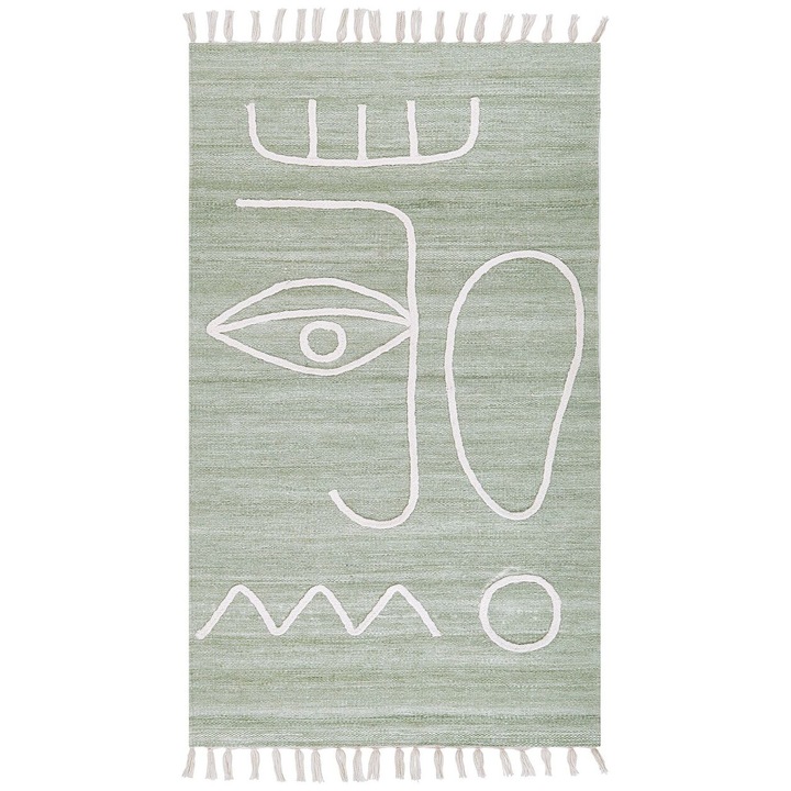 Covor de exterior verde deschis 80 x 150 cm Yavu