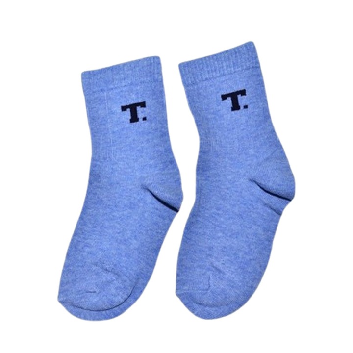 Sosete din bumbac, pentru baieti, Karatepe 2508A, Albastru 121877