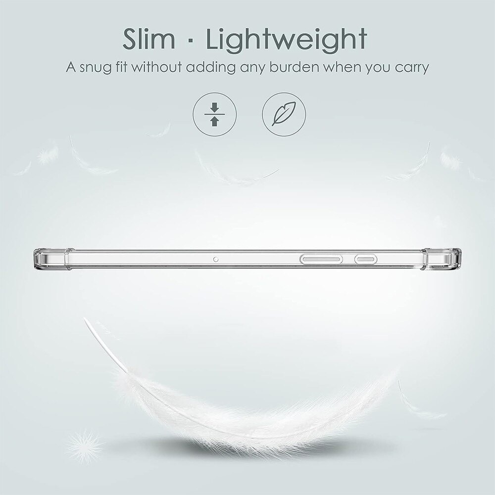 Husă tableta G-Tech, ultra subțire, transparentă, protecție antisoc, 11 inch