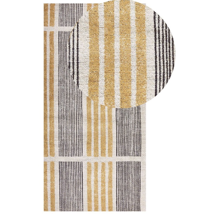 Covor din bumbac multicolor 80 x 150 cm Katra