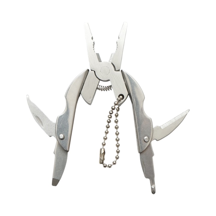 Cutit pliabil multifunctional tip breloc 50mm