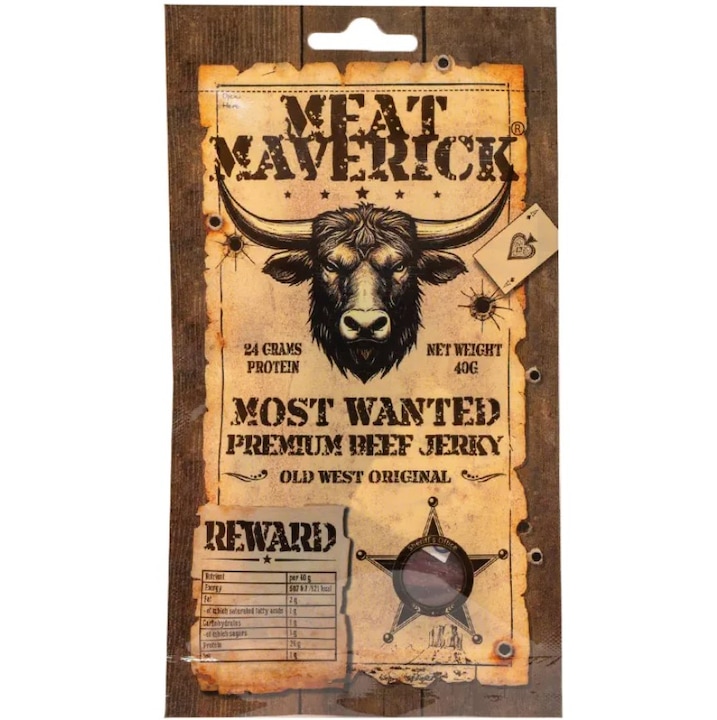 Carne de vită uscată Maverick Old West Original, 40 g