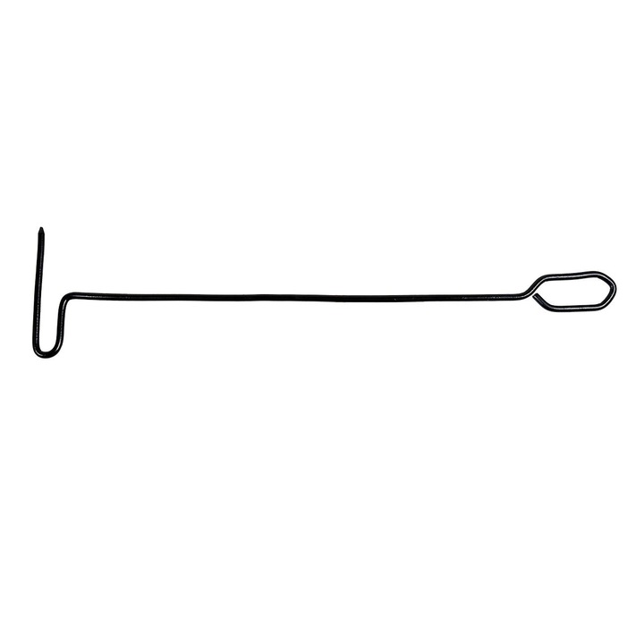 Carlig pentru sobe si seminee, 61 cm, Negru