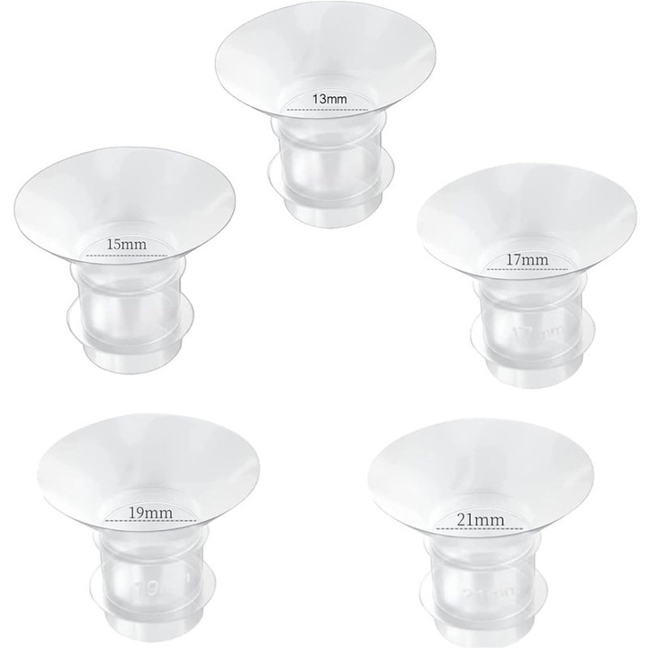 5 db betétkészlet mellszívóhoz 13/15/17/19/21mm 24mm-es pajzshoz