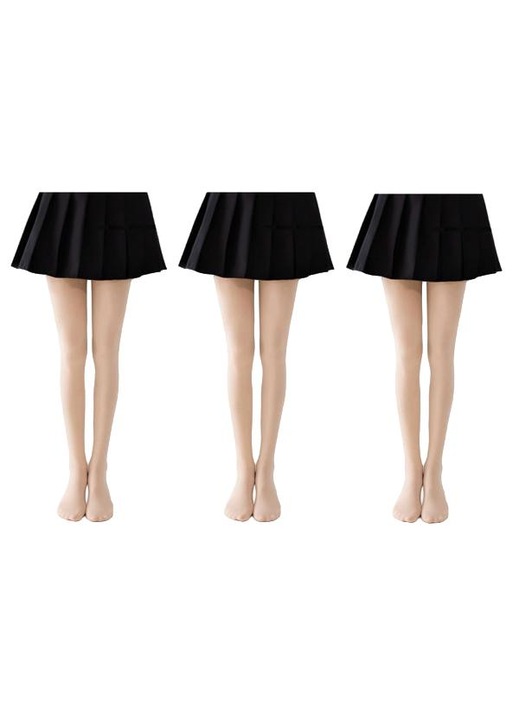 Armando Dresuri dama singura piesa 40D, pachet de trei, Talie inalta,, Bej