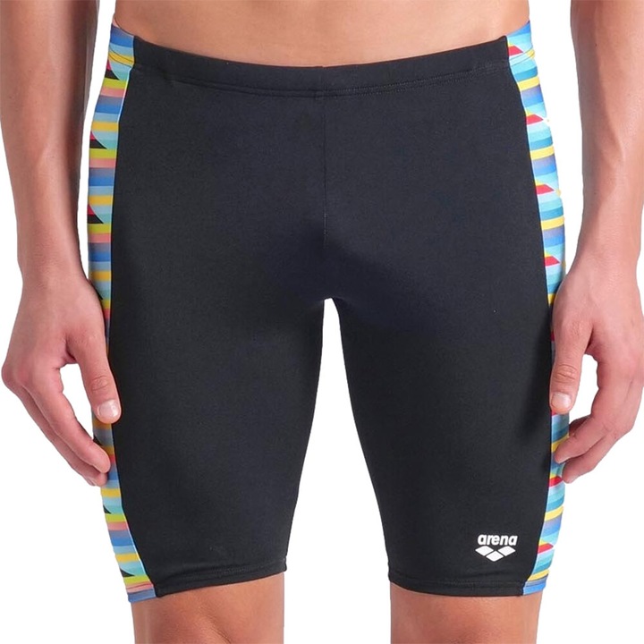 Мъжки бански Arena Racing Stripe Swim Jammer, черни, 85