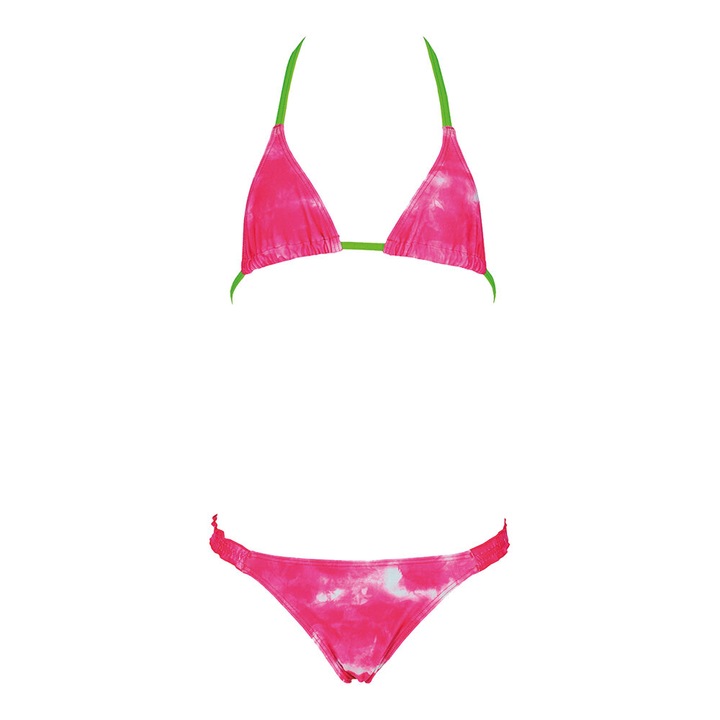 Детски бански за момичета Arena Clouds Swimsuit, розов, 12-13